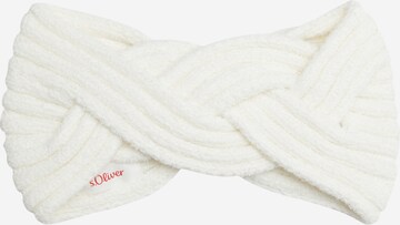 s.Oliver Headband in White: front