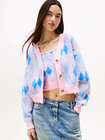 Tommy Jeans - Cárdigan en rosa: frente