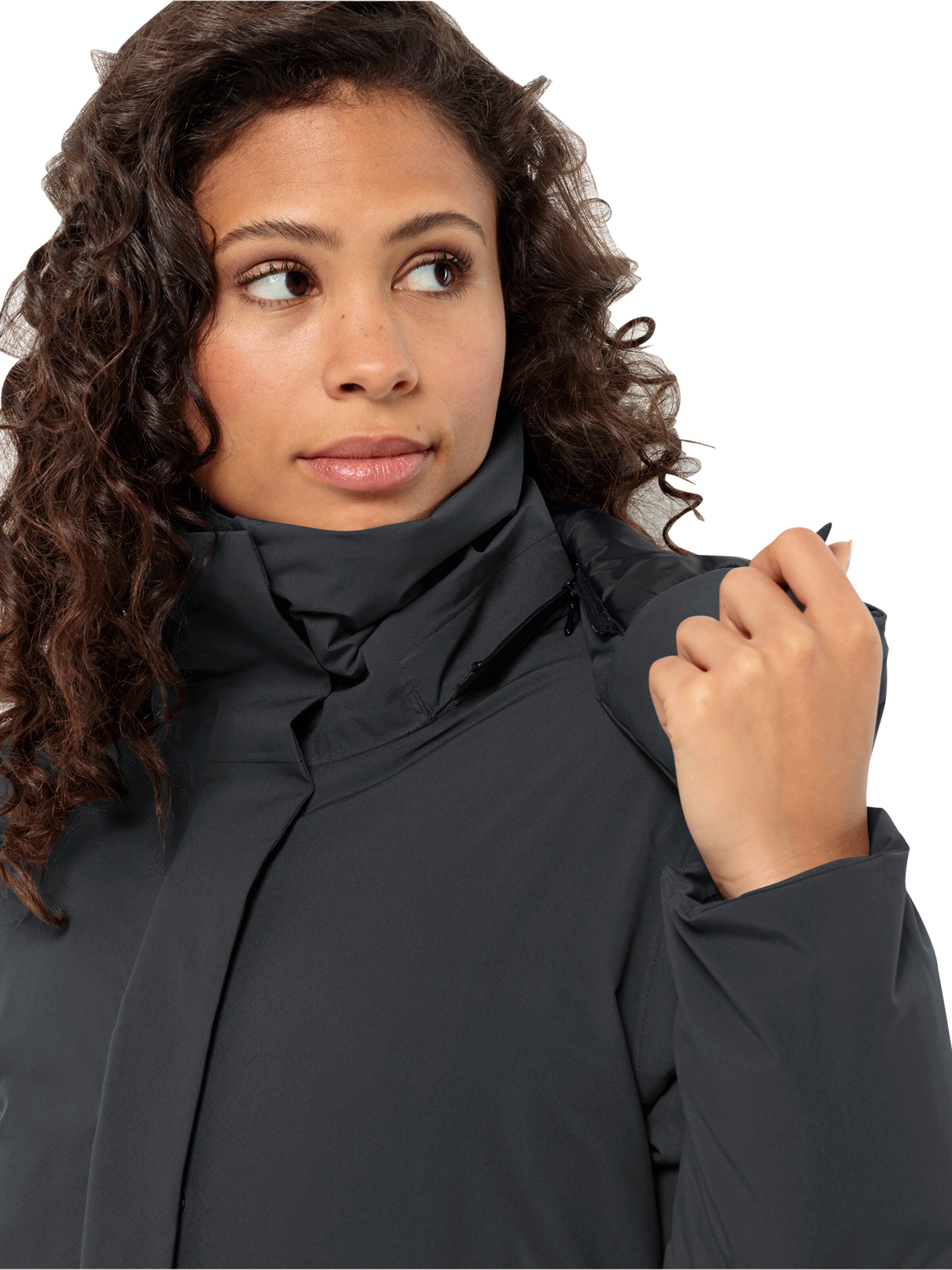 JACK WOLFSKIN - Sobretudo outdoor em cinzento