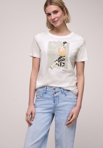STREET ONE Shirt in White: front