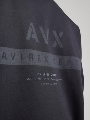 Avirex Sweatshirt in Zwart