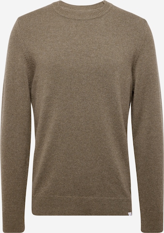 NORSE PROJECTS - Pullover 'Sigfred' em verde: frente