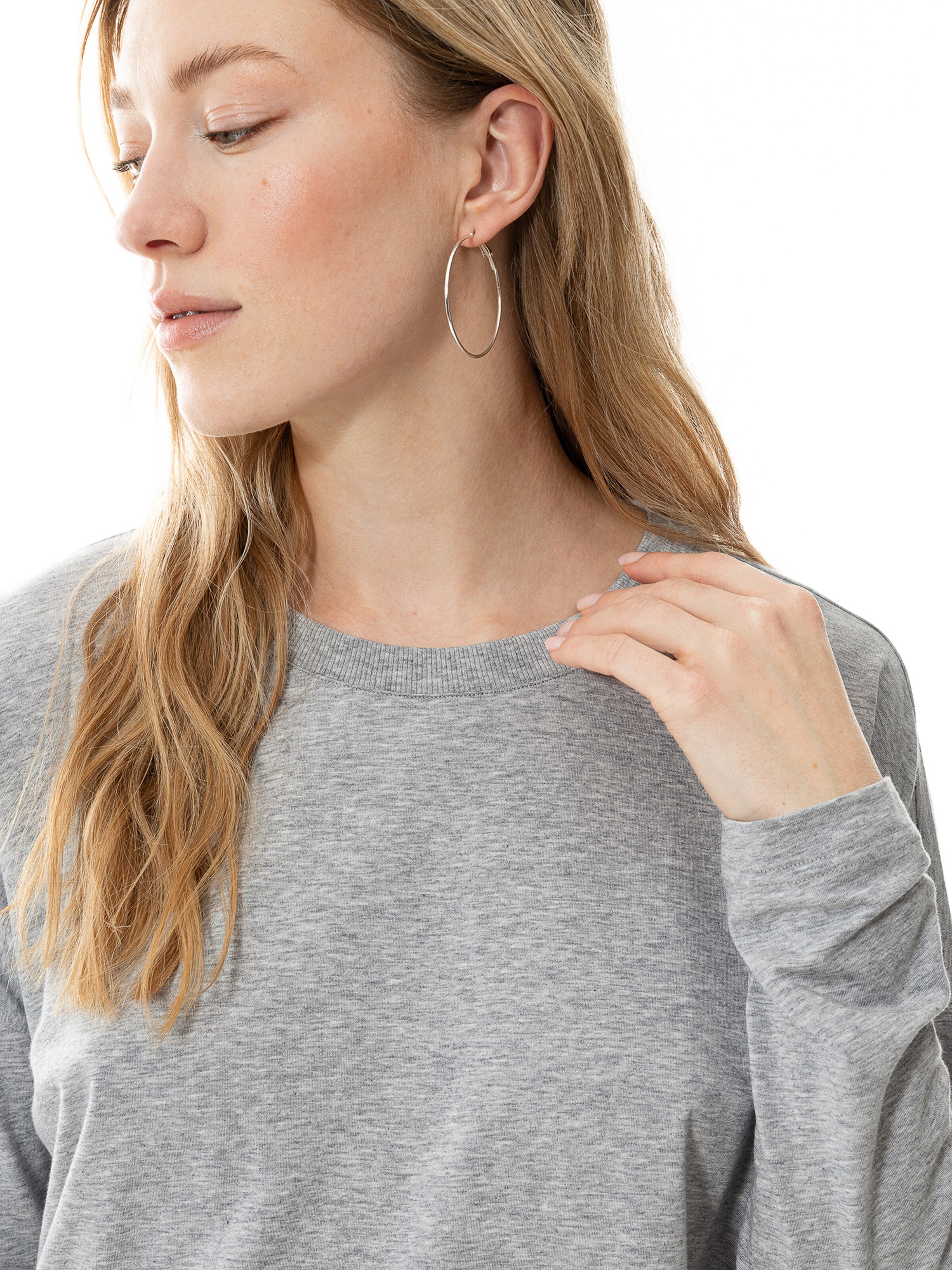 Mey Pajama shirt 'Yona' in Grey