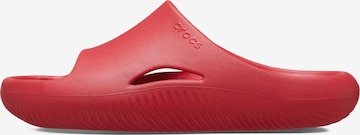 Crocs Mules in Red: front