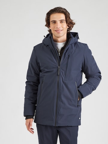 Cars Jeans Зимняя куртка 'HARWICK' в Синий: спереди