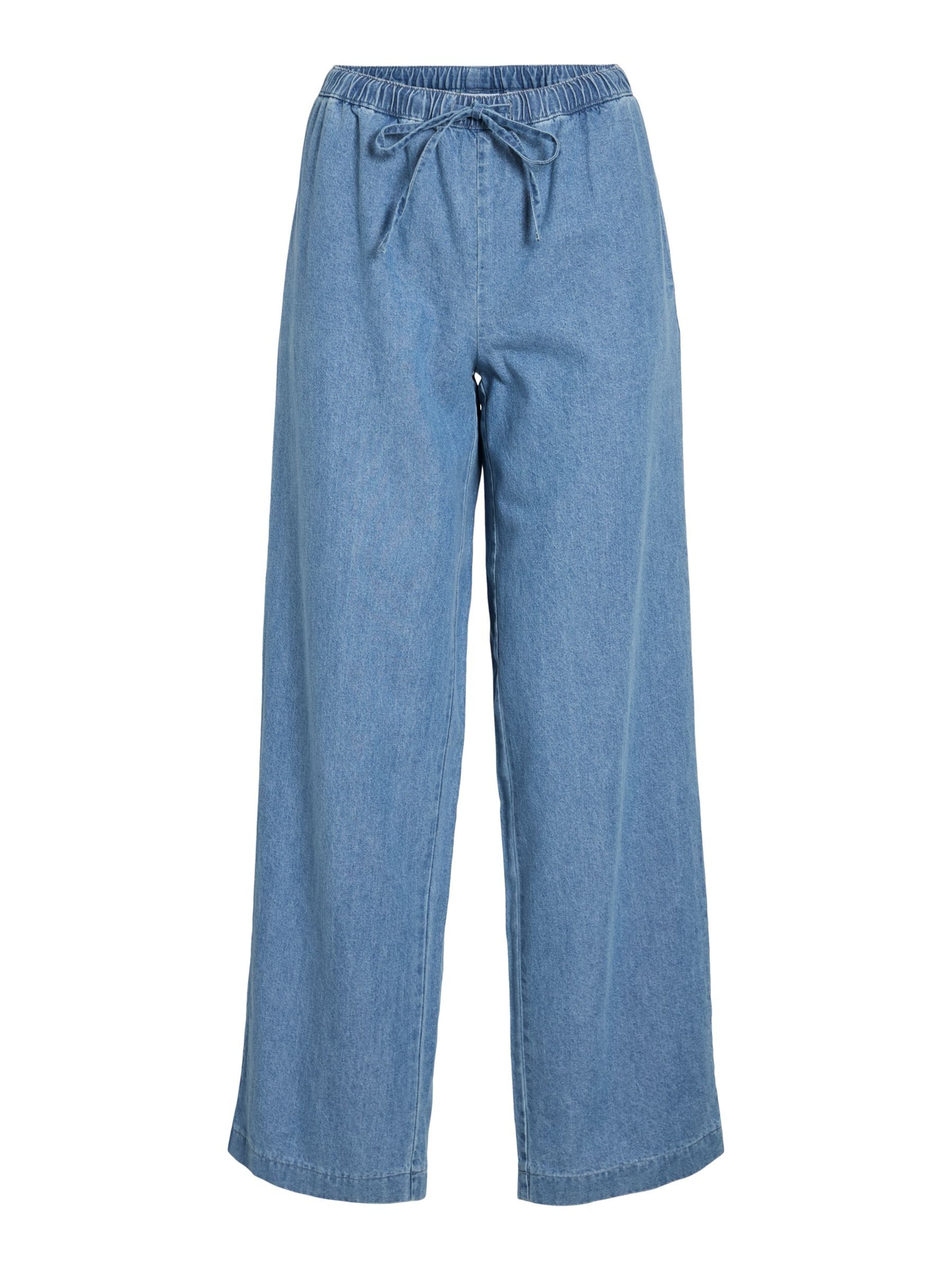 VILA Bukser 'VICONGA' i 38 i blue denim, Produktvisning
