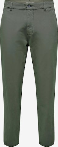 Only & Sons Chino 'ONSFree' in Grijs: voorkant