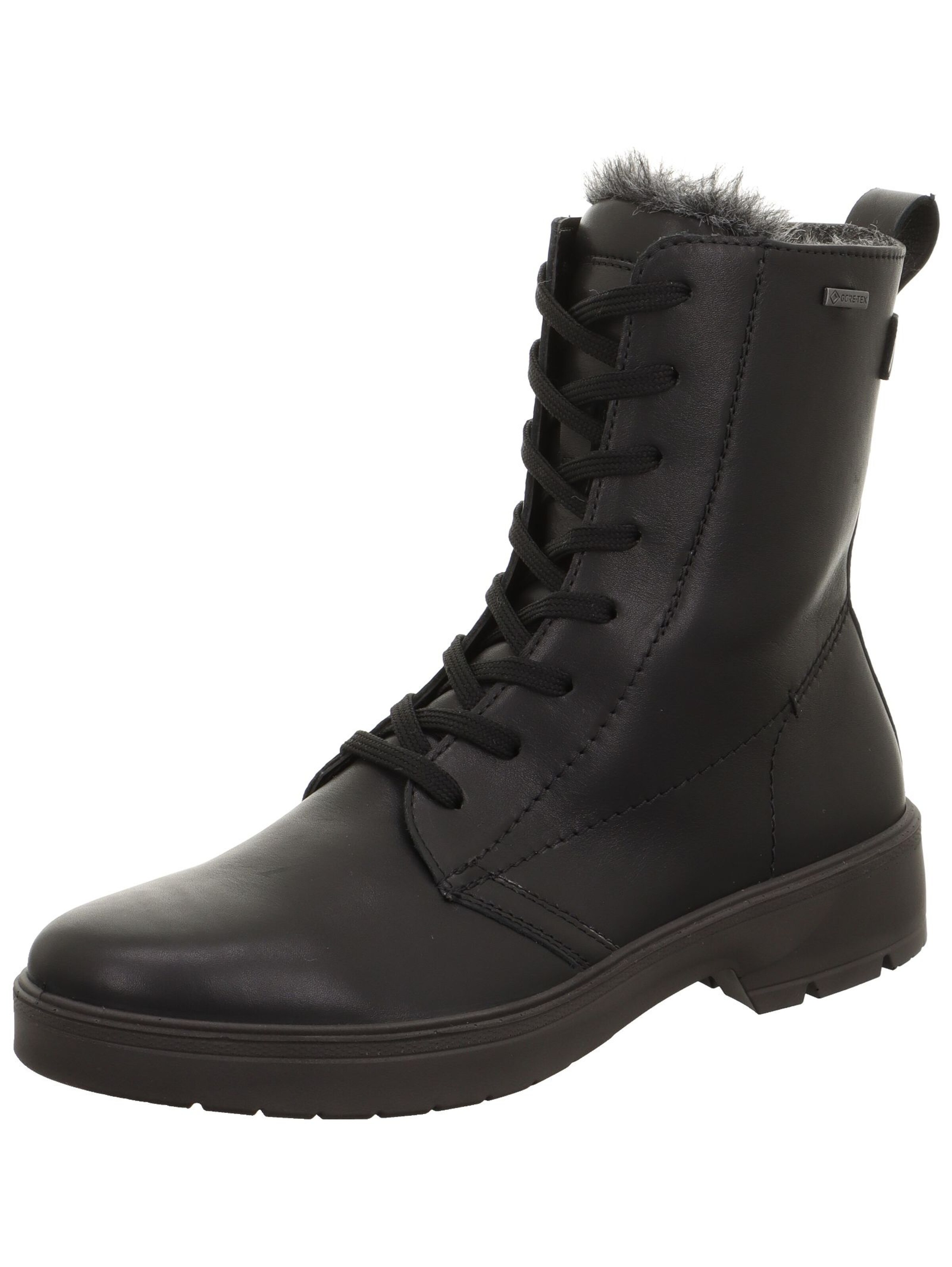 Bottines à lacets 'Mystic' Legero en noir : devant