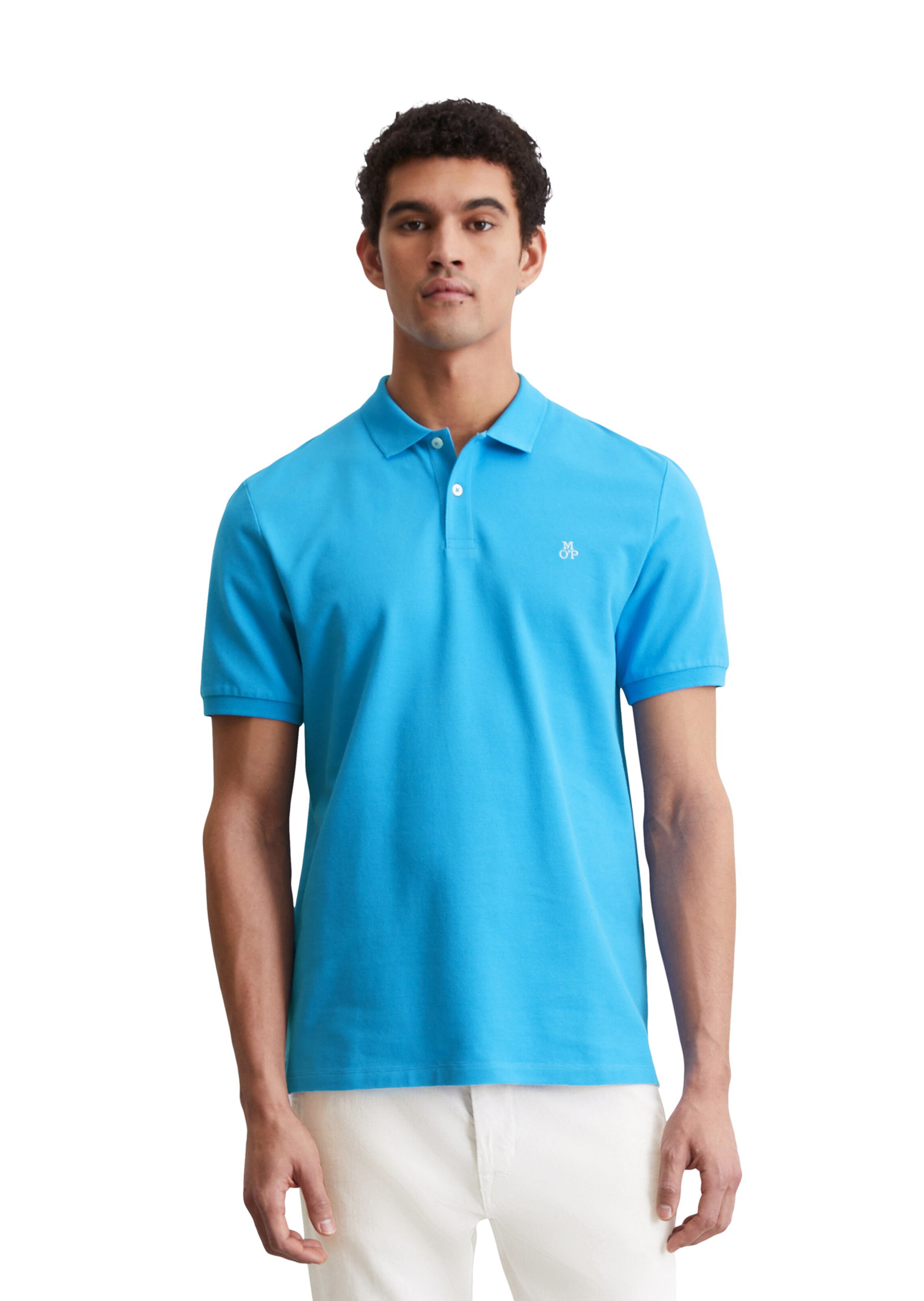 Marc O'Polo Shirt in Blauw: voorkant