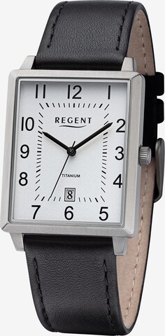 REGENT Analog Watch in Silver: front