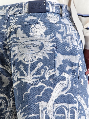 SCOTCH & SODA Regularen Hlače | modra barva