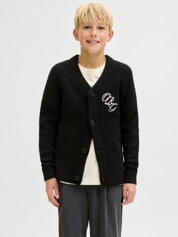 Jack & Jones Junior Cardigan i sort: forside