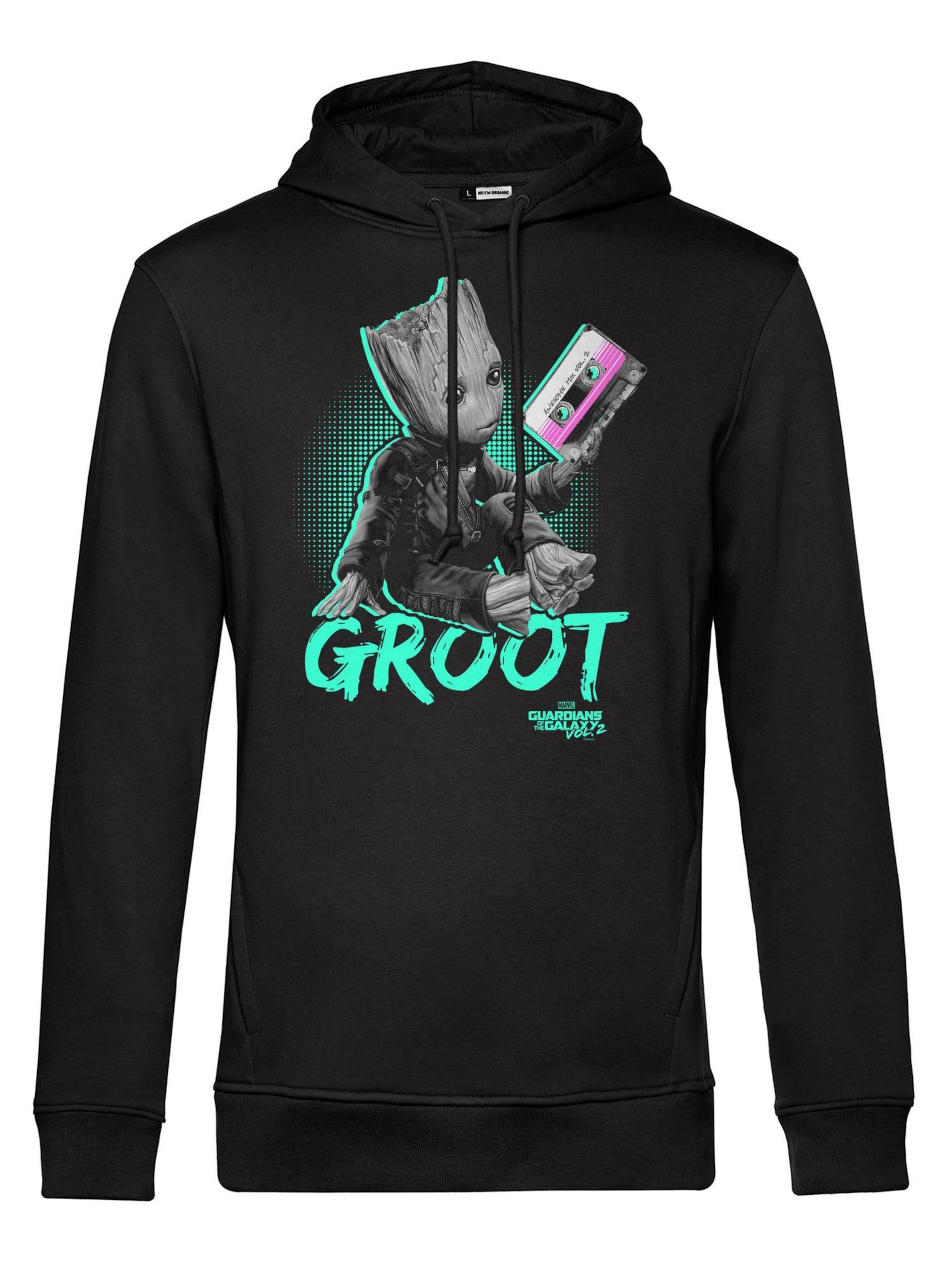 marvel Sweatshirt in Black: front
