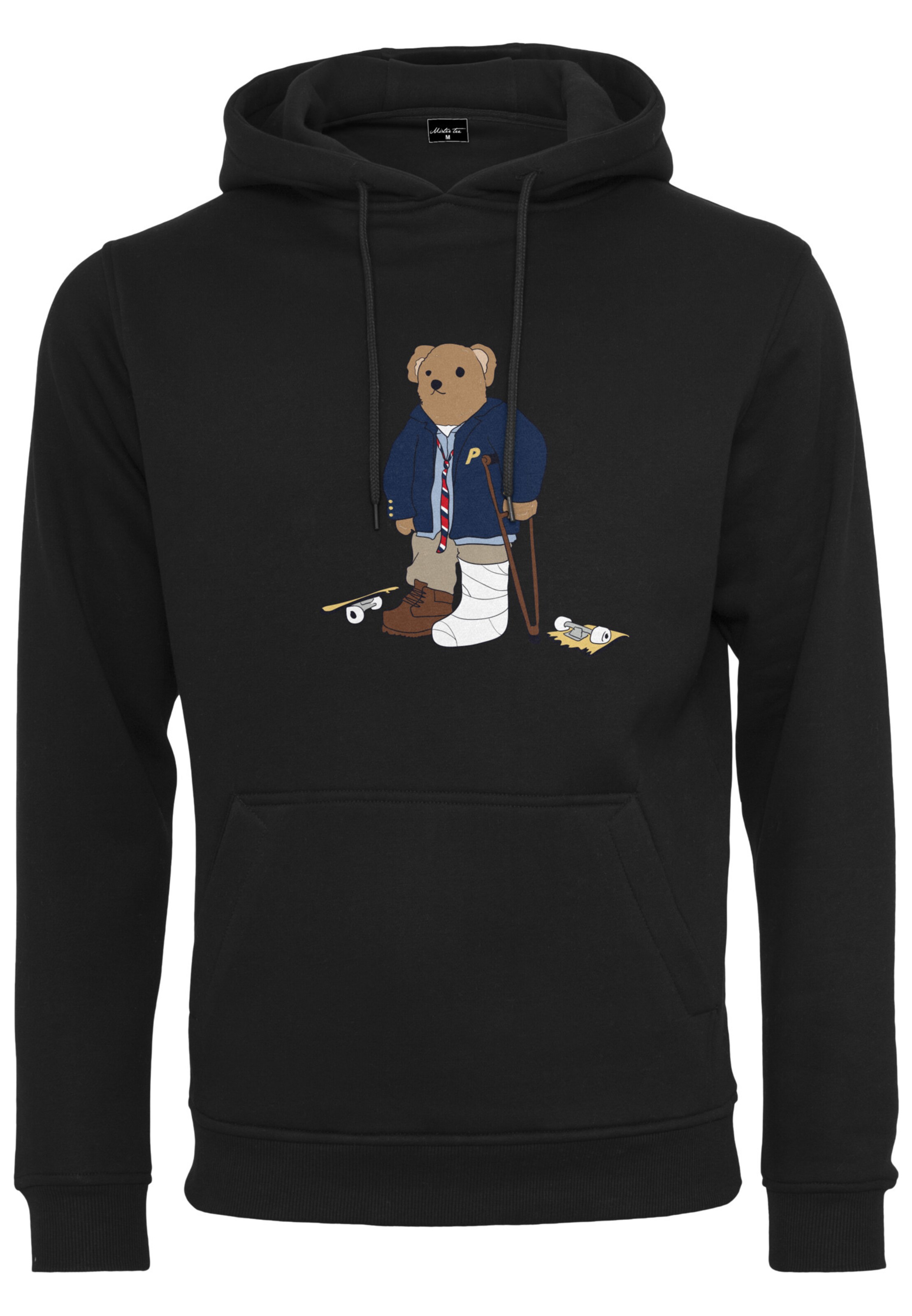 Sweat-shirt Mister Tee en noir : devant