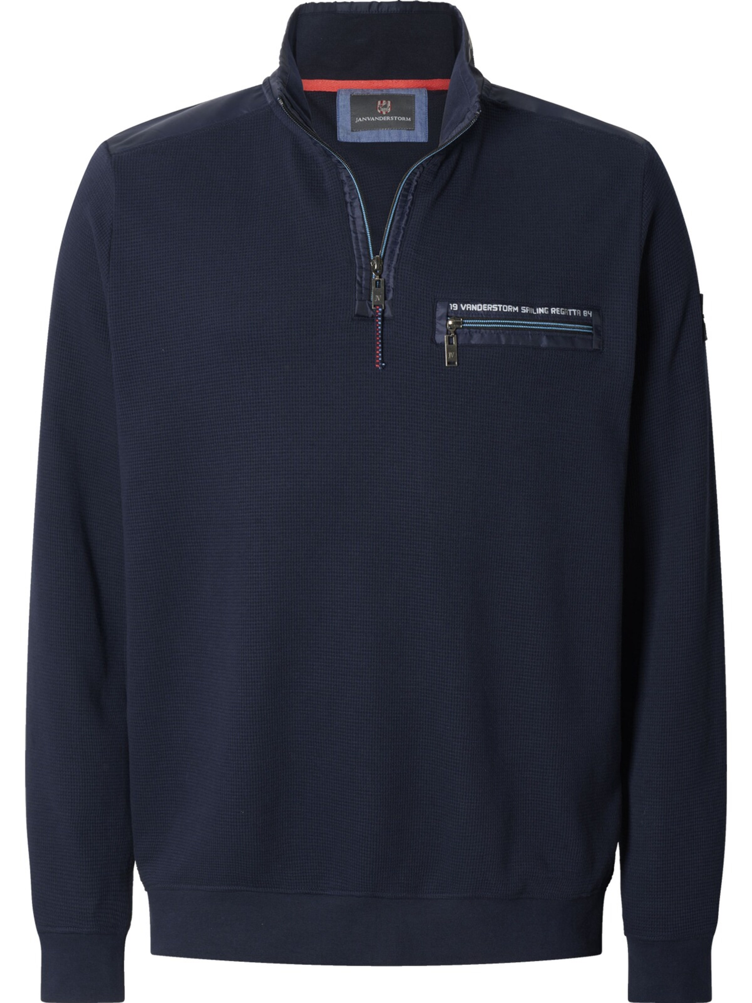 Jan Vanderstorm Sweatshirt 'Abbo' in Blue: front