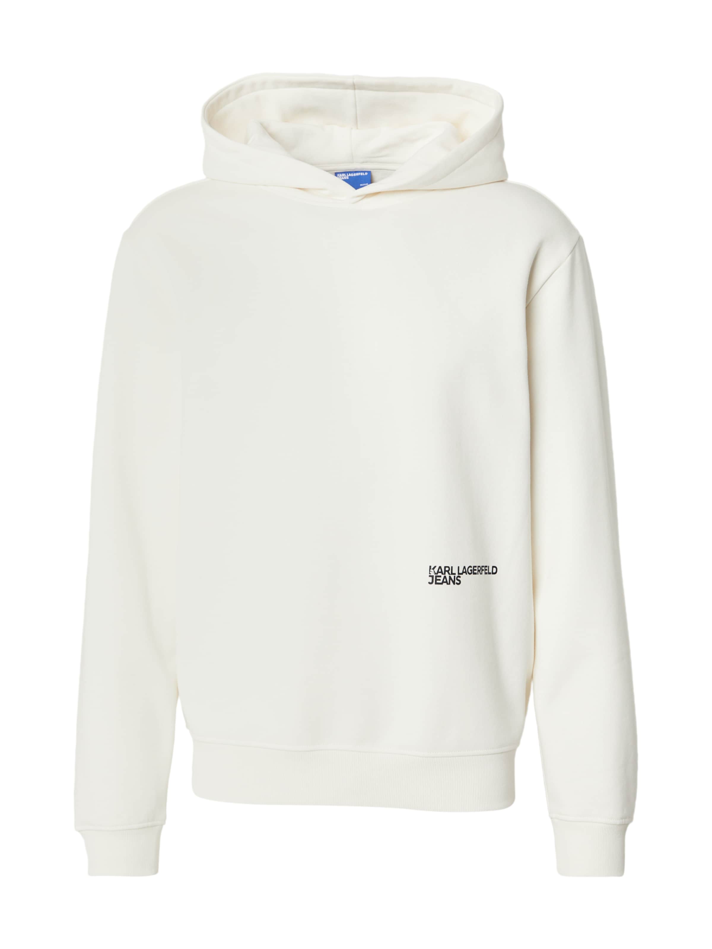 Felpa 'Karlism' di KARL LAGERFELD JEANS in bianco: frontale