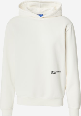 Felpa 'Karlism' di KARL LAGERFELD JEANS in bianco: frontale