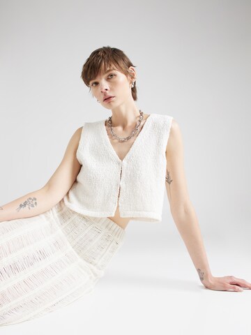 MSCH COPENHAGEN Stricktop 'Hannalie' in Weiß