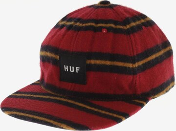 HUF Hat & Cap in One size in Red: front