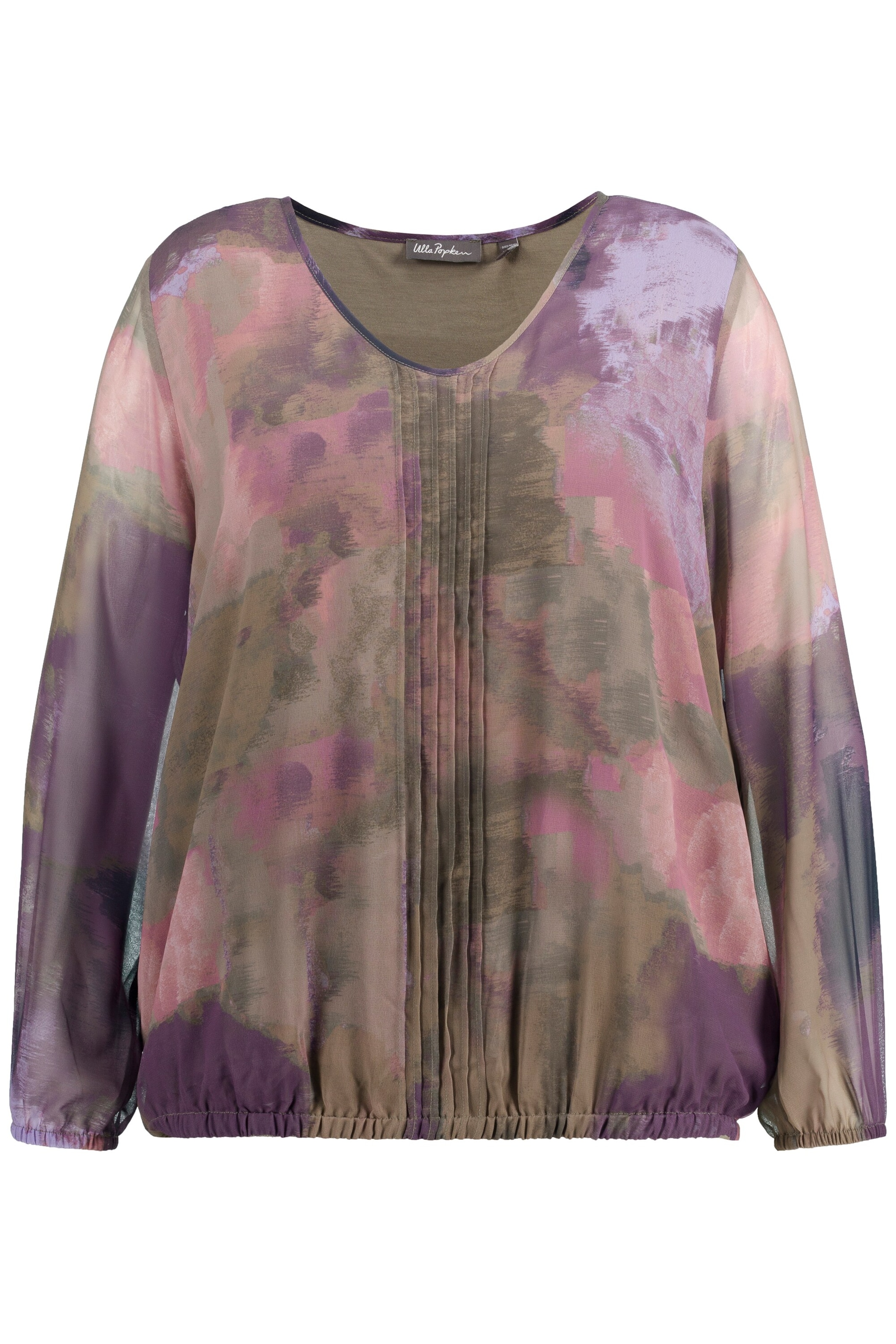 Ulla Popken Bluse in Grün: Vorderseite