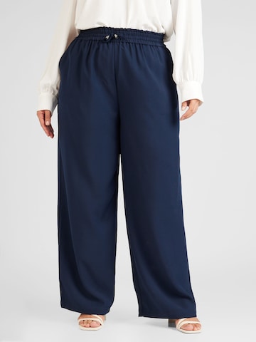 ABOUT YOU Curvy Regular Pants 'Fenna' in Blue: front