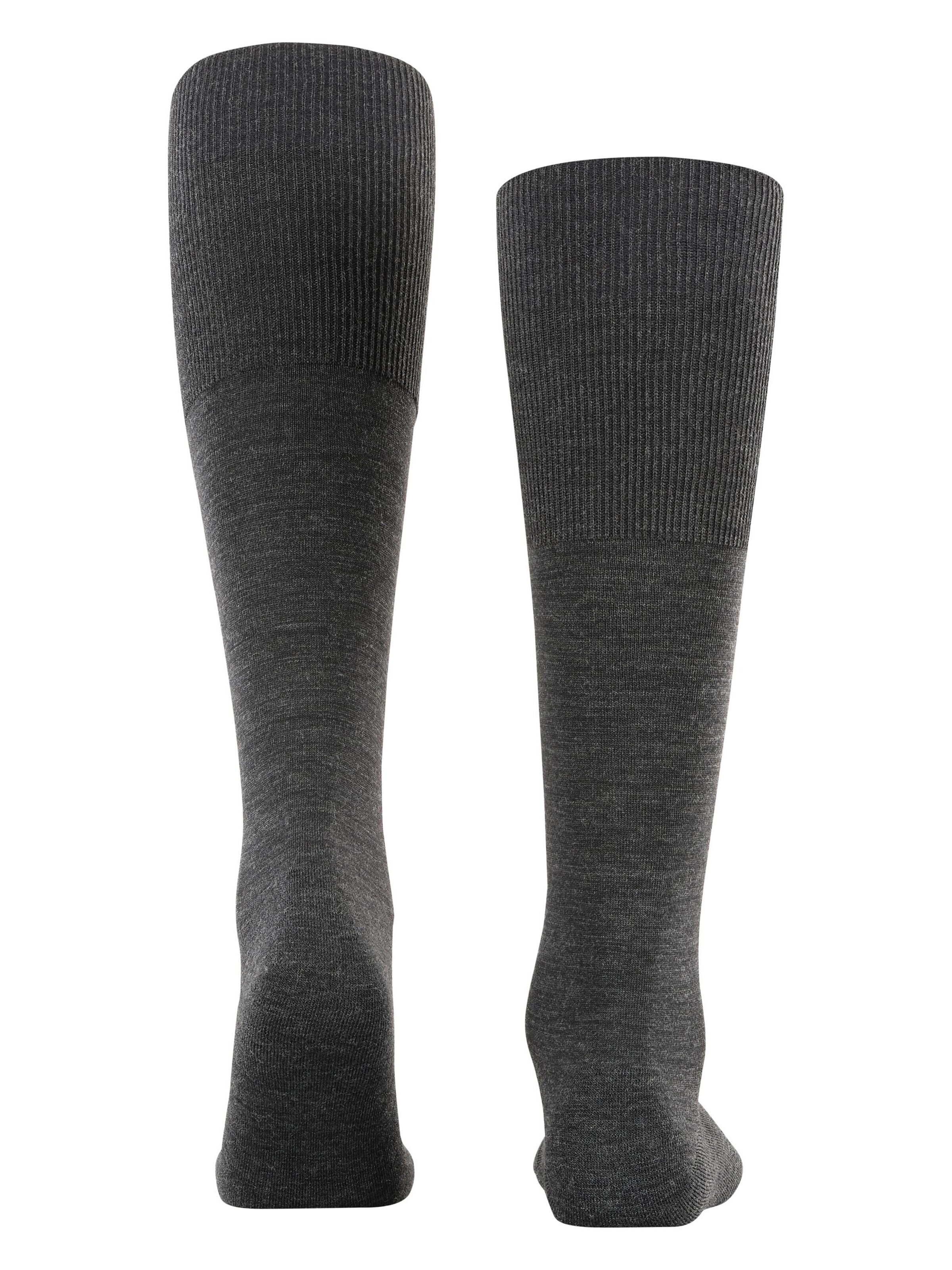 FALKE Knee High Socks 'Airport Plus' in Grey