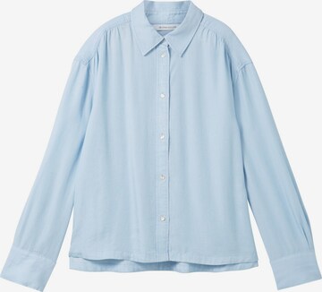 Camicia da donna di TOM TAILOR in blu: frontale