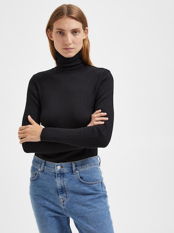 SELECTED FEMME Sweater 'LYDIA' in Black
