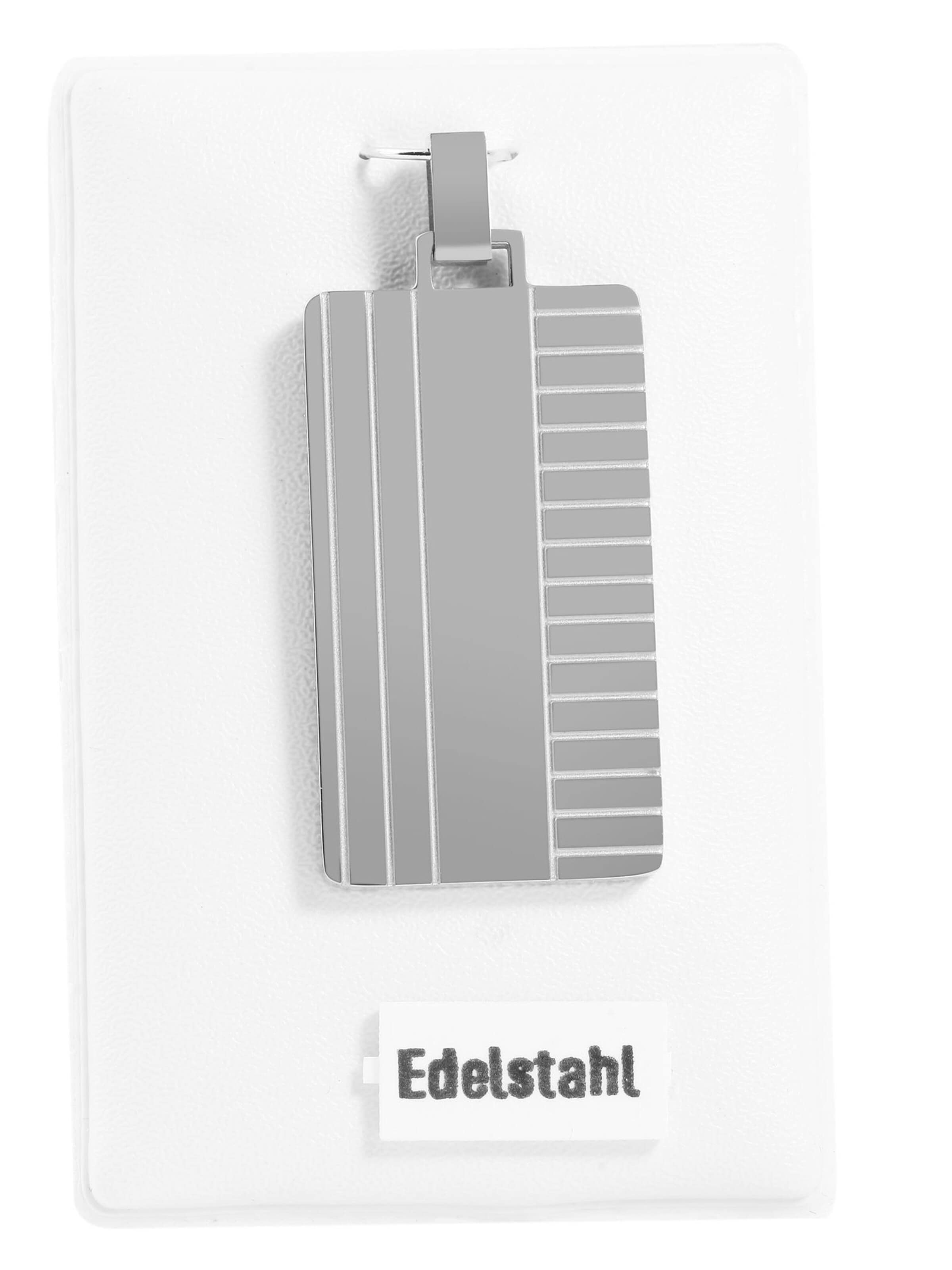 Akzent Pendant 'Énoa, hautverträglich' in Silver: front