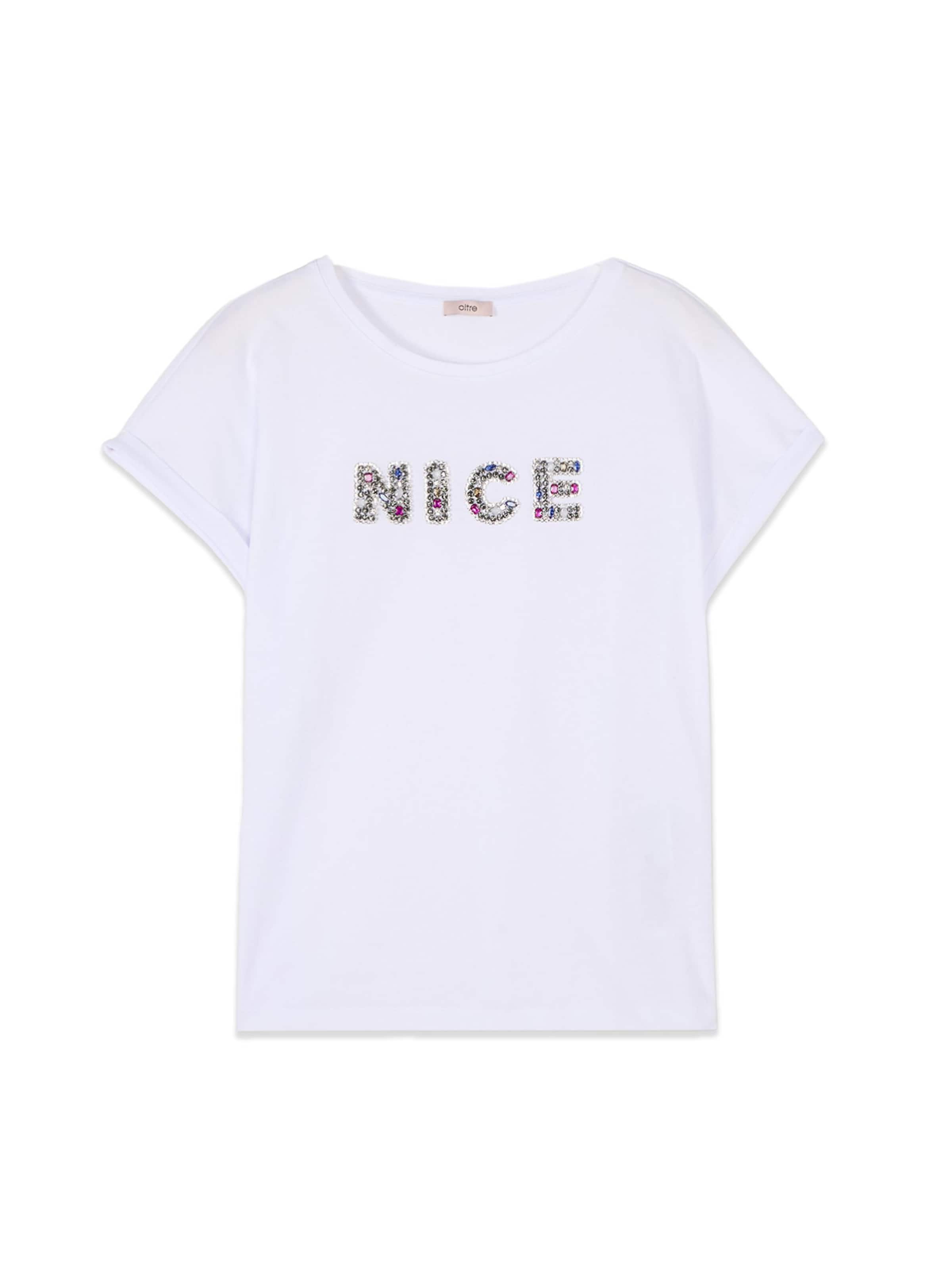 T-shirt oltre en blanc : devant
