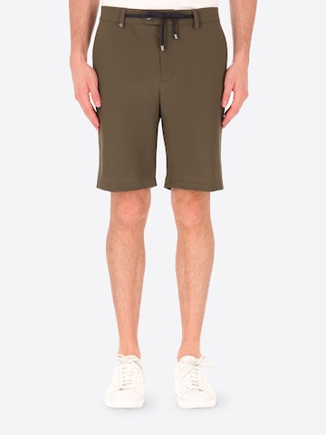 Regular Pantalon chino Distretto12 en vert : devant