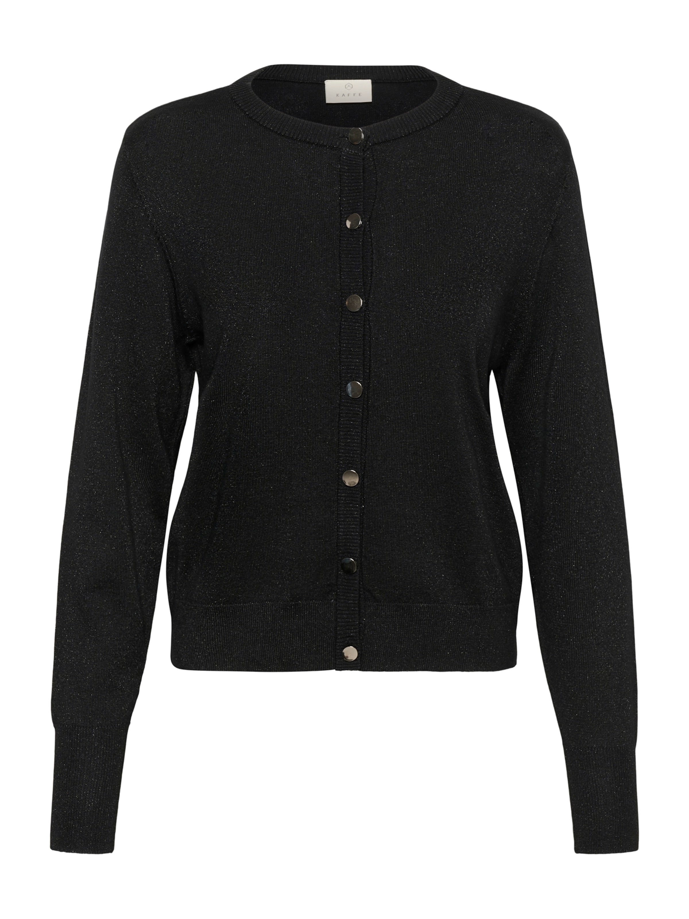 Cardigan 'KARegina' Kaffe en noir : devant