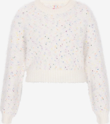 IZIA Sweater in White: front
