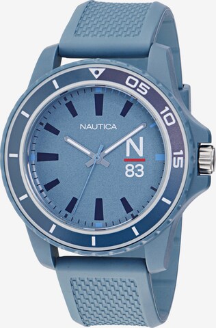 NAUTICA Analoog horloge 'FINN WORLD' in Zwart: voorkant