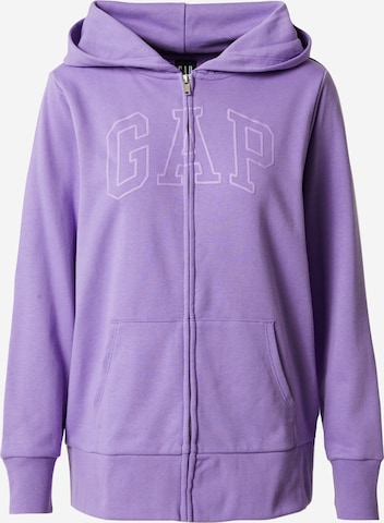 GAP Sweatjacke in Lila: predná strana