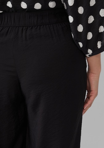 Wide Leg Pantalon s.Oliver en noir