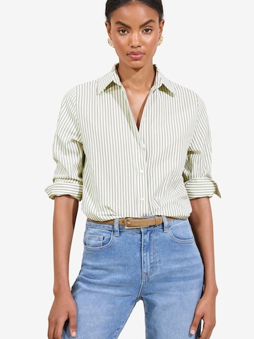 Lipsy - Blusa em verde: frente
