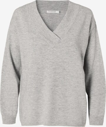 TATUUM Sweatshirt 'KASZMI' in Grey: front