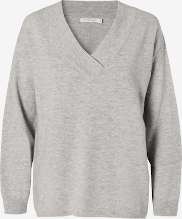 TATUUM Sweatshirt 'KASZMI' in Grey: front