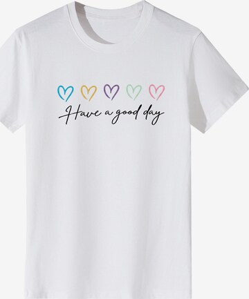 T-shirt LapaPlus en blanc : devant