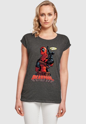 T-shirt 'Deadpool - Hey You' ABSOLUTE CULT en gris : devant