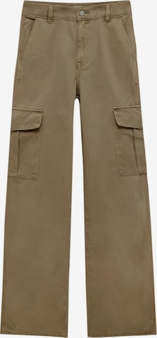 Pull&Bear Regular Cargo jeans in Beige: front