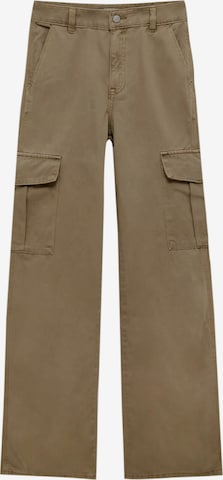 Regular Jeans cargo Pull&Bear en beige : devant