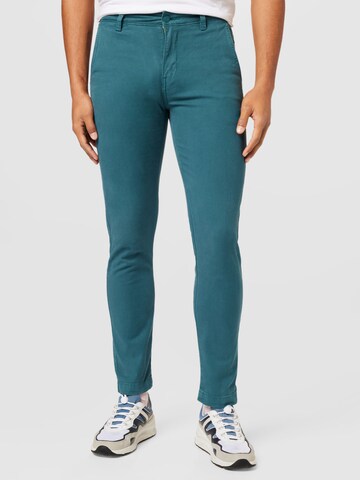 LEVI'S ® Slimfit Chino 'XX Chino Slim II' in Groen: voorkant