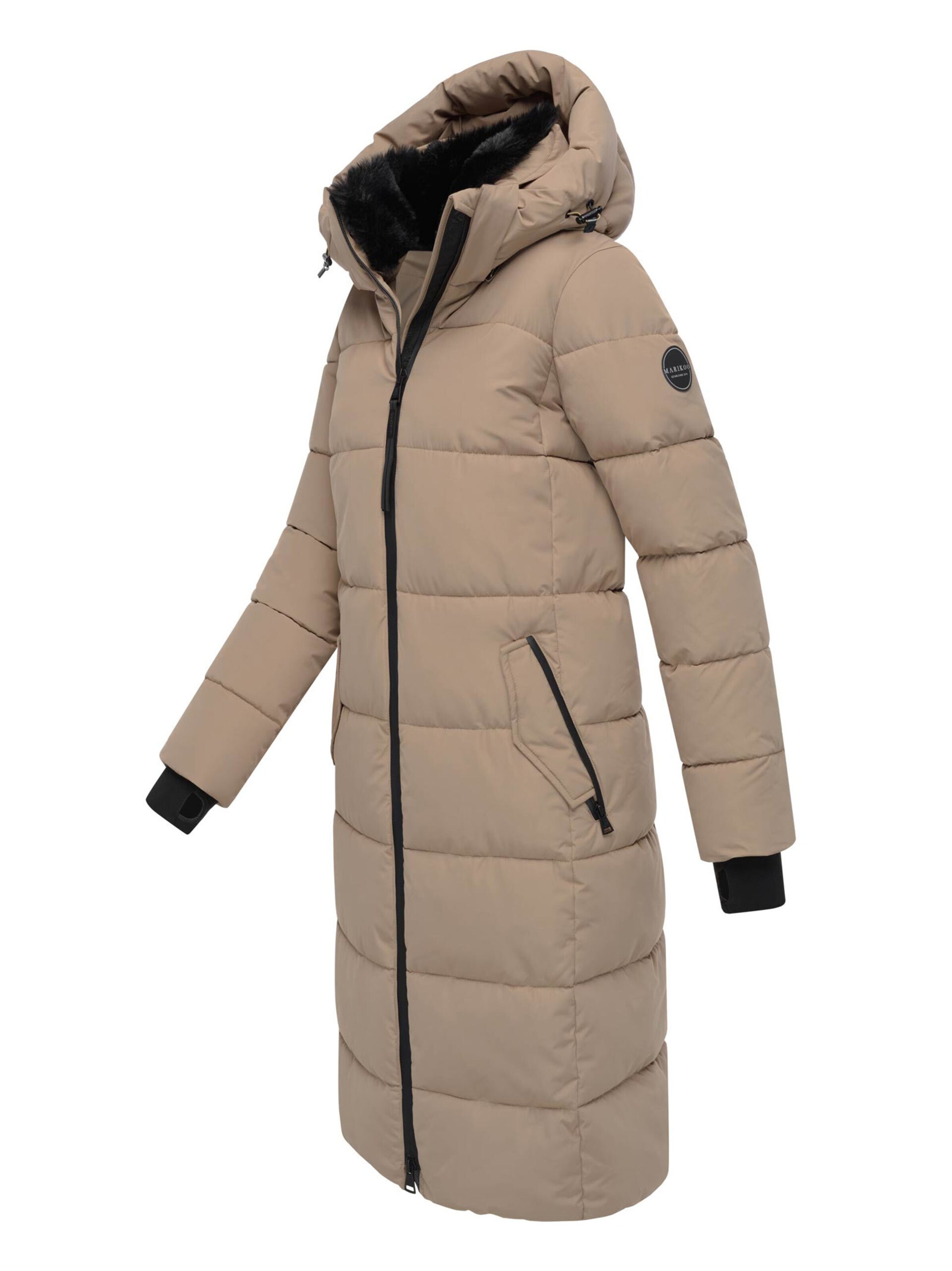 MARIKOO Wintermantel 'Zuraraa XVI' in Grijs