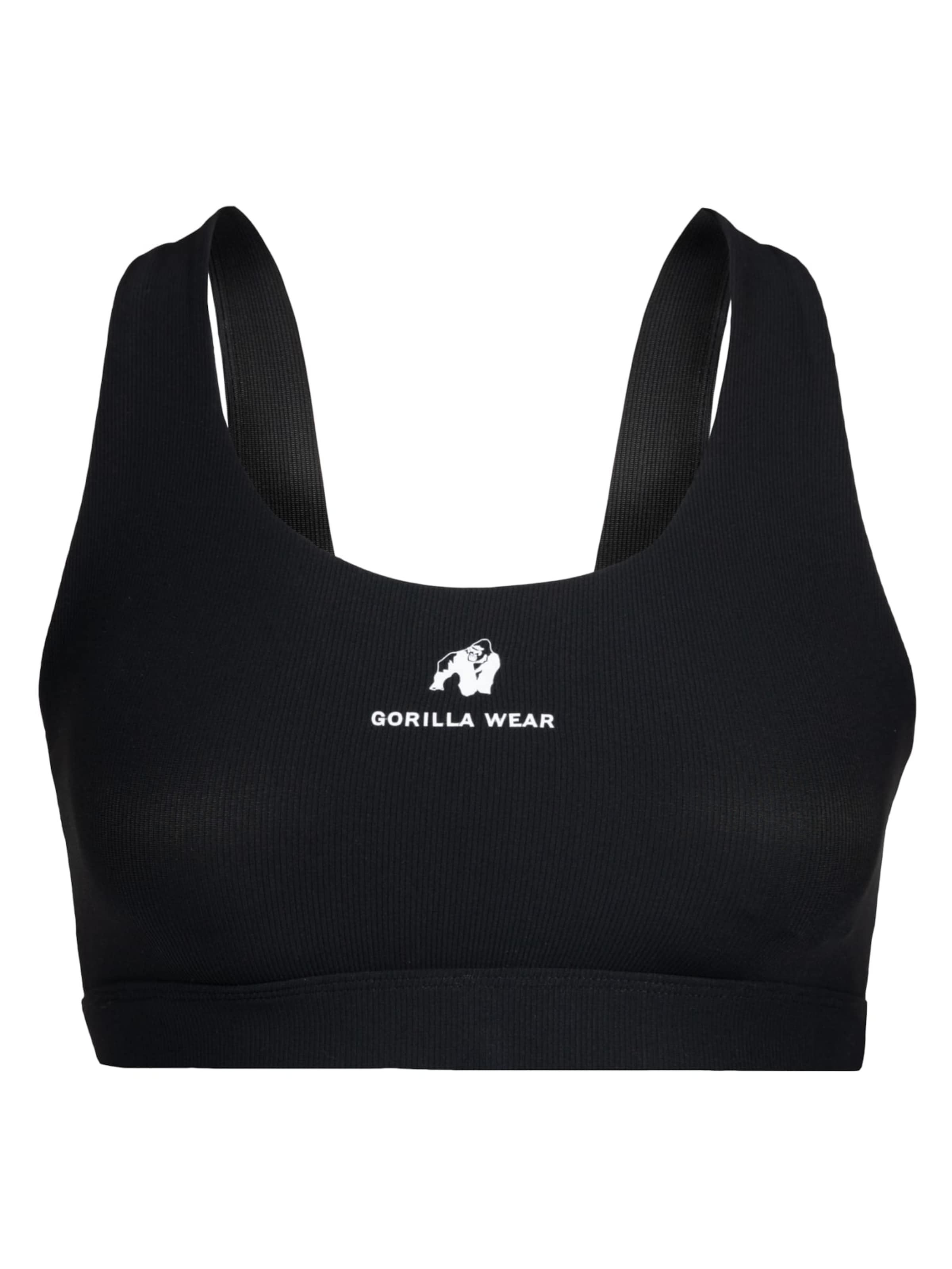 Bustino Top per bikini 'Summerville ' di Gorilla Wear in nero: frontale