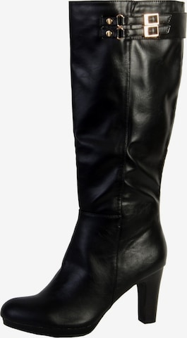 Boots Enza Nucci en noir : devant