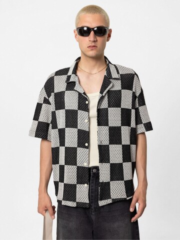 Camicia 'Santa Rosa' di VAMOS CLO in grigio: frontale