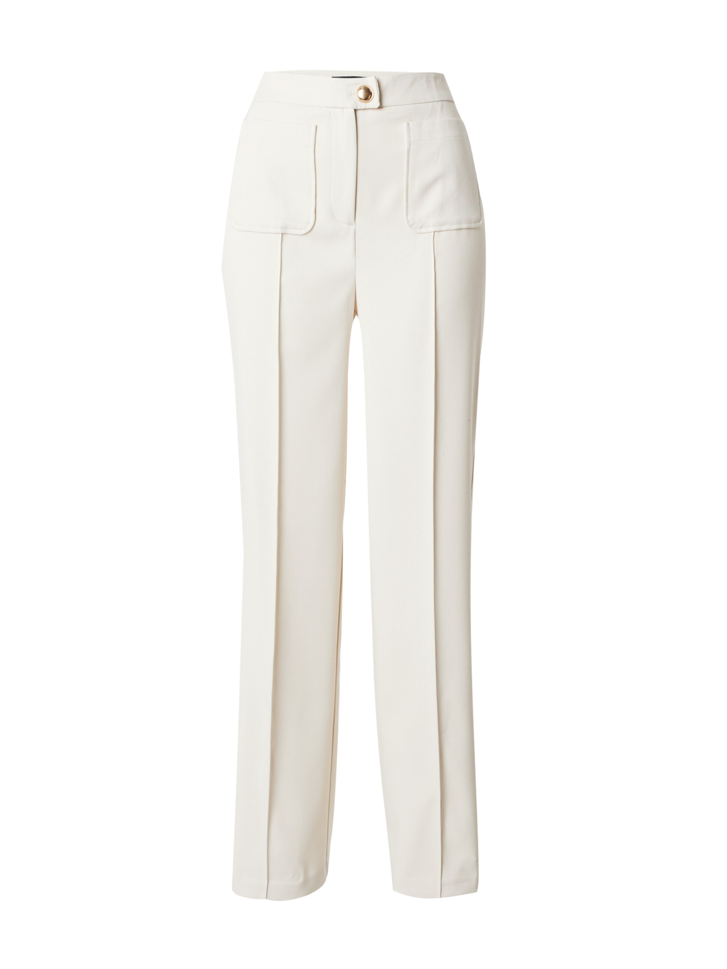 VERO MODA Loose fit Trousers 'GECINA' in Beige: front