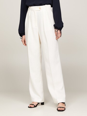 TOMMY HILFIGER Loose fit Pleated Pants in Beige